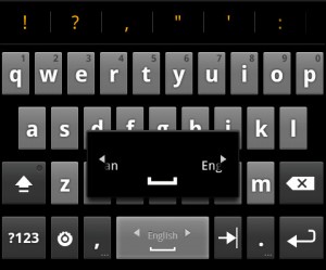 Українська клавіатура Gingerbread Keyboard